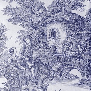 Laminated placemat Toile de Jouy pattern number 3