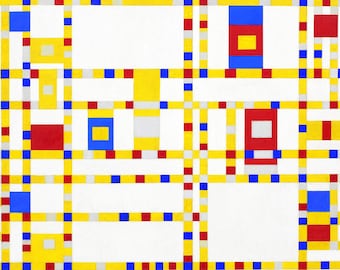 Mondriaan Broadway Boogie-Woogie gelamineerde placemat