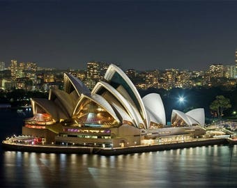 Laminated placemat Australia Sydney Opera House