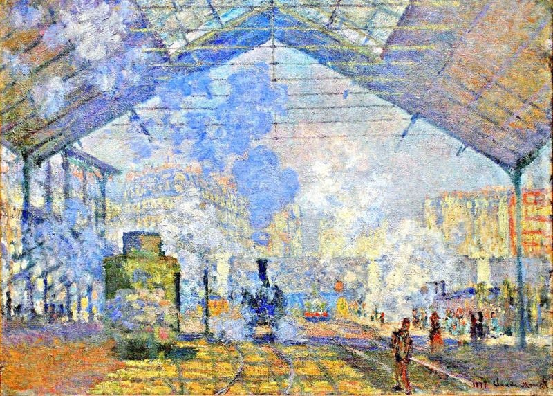 Set de Table Plastifié Monet La Gare Saint-Lazare