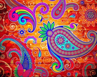 Laminated placemat batik pattern