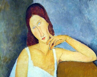 Laminated placemat Modigliani "Portrait of Jeanne Hébuterne"