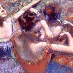 Laminated placemat Degas Dancers