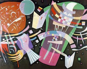 Laminated placemat Kandinsky Composition number 10