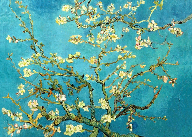 Set de table plastifié Van Gogh Amandier en fleurs image 2