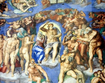 Laminated placemat Michelangelo The Last Judgment