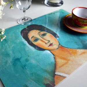 Set de table plastifié Modigliani Christina image 5
