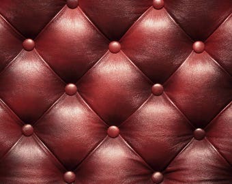 Laminated placemat red leather pattern