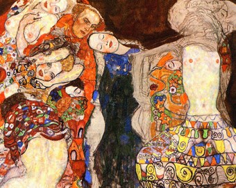 Original plastic placemat Klimt Bride