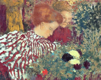 Laminated placemat Vuillard Woman in a Striped Dress