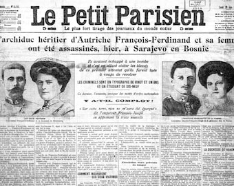 Laminated placemat old newspaper The end of the First World War