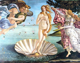 Laminated placemat Botticelli The Birth of Venus