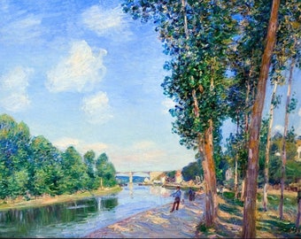 Laminated placemat Sisley Saint Mammès