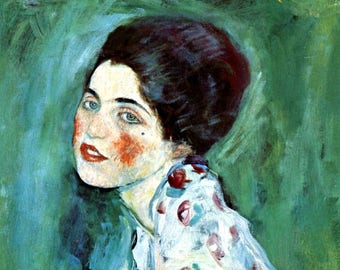 Original plastic placemat Klimt Portrait of a Lady