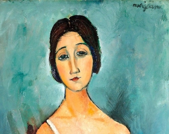 Laminated placemat Modigliani "Christina"