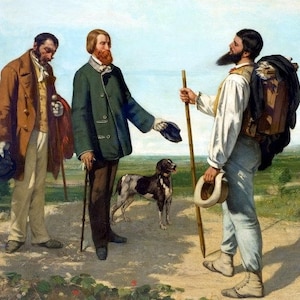 Tovaglietta laminata Courbet La Rencontre