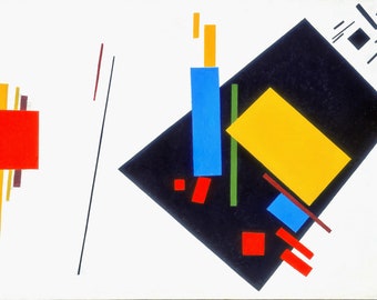 Laminated placemat Malevich Suprematism