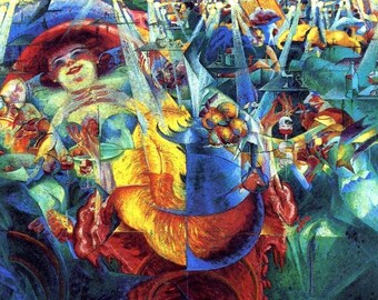 Laminated placemat Boccioni The Laugh