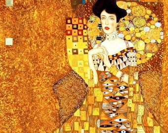 Original plastic placemat Klimt Portrait of Adele Bloch Bauer