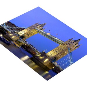 Set de table plastifié Angleterre Londres Tower Bridge image 2