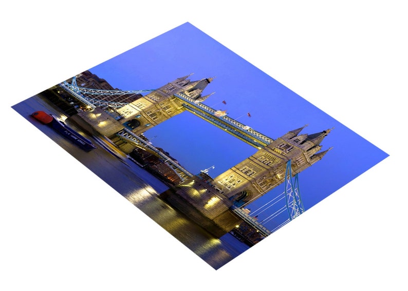 Set de table plastifié Angleterre Londres Tower Bridge image 2