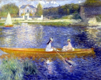 Laminated placemat Renoir The Skiff