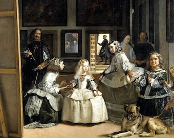 Laminated placemat Velasquez "Las Meninas"