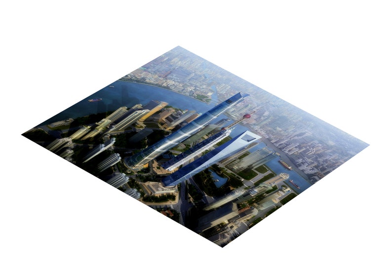 Laminated placemat Shanghai Skyscrapers image 2