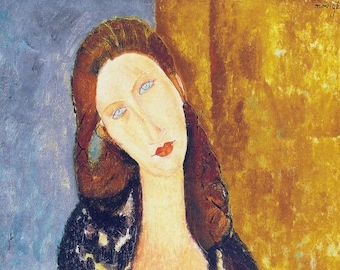 Laminated placemat Modigliani "Jeanne Hébuterne seated"