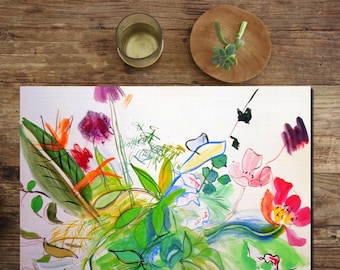 Raoul Dufy plastic Placemat "Country Bouquet"
