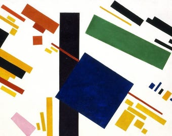 Laminated placemat Malevich Suprematism
