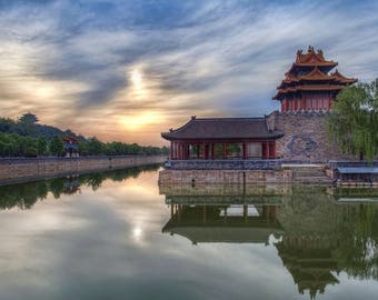 Laminated placemat China Beijing Forbidden City