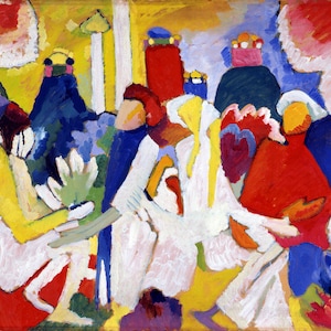 Laminated placemat Kandinsky Oriental image 1