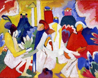 Laminated placemat Kandinsky Oriental
