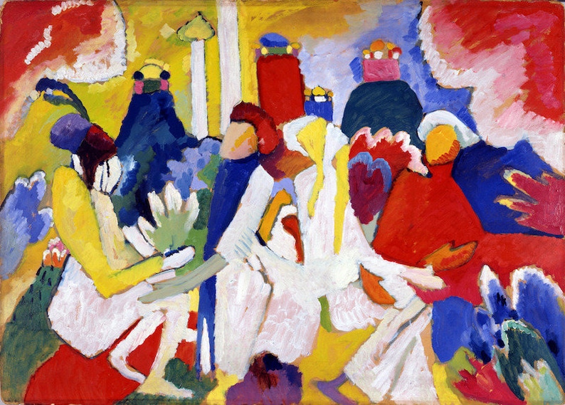 Laminated placemat Kandinsky Oriental image 1