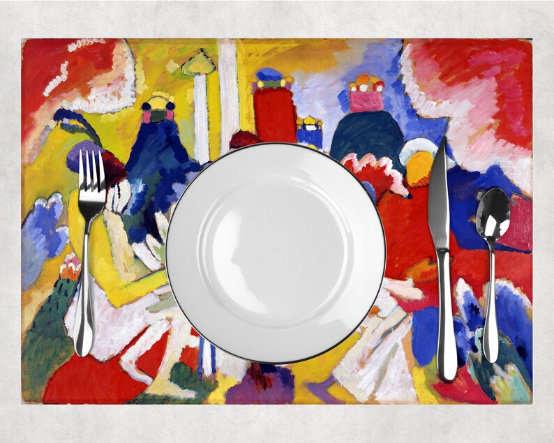 Laminated placemat Kandinsky Oriental image 4