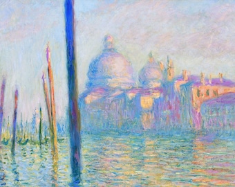 Original plastic placemat Monet Le Grand Canal