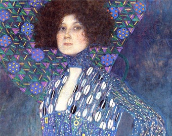 Original plastic placemat Klimt "Emilie Flöge"