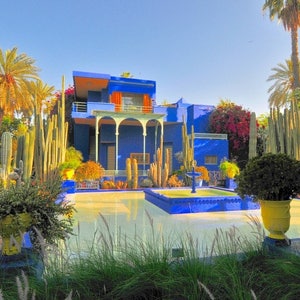 Tovaglietta plastificata Marocco Marrakech Jardin Majorelle numero 2