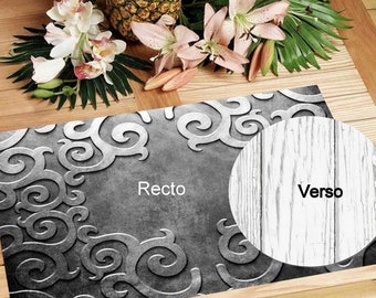 Customized Reversible A3 Sized Washable Placemats