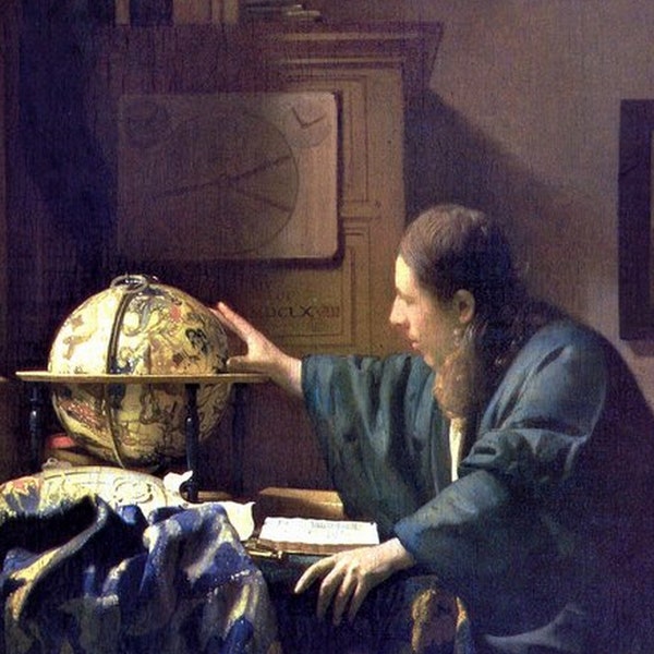 Set de table plastifié Vermeer L'Astronome