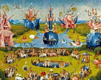Plastic placemat Bosch The Garden of Earthly Delights number 1