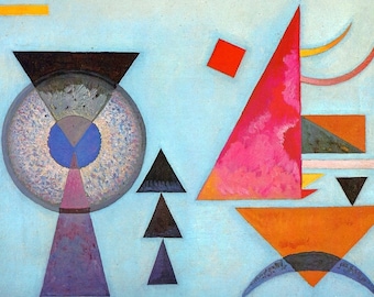Laminated placemat Kandinsky Soft Hard