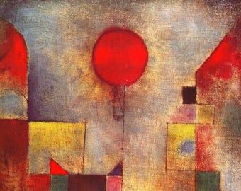 Laminated placemat Klee Red Balloon