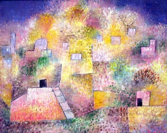 Laminated placemat Klee Oriental pleasure garden