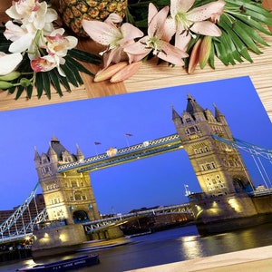 Set de table plastifié Angleterre Londres Tower Bridge image 5