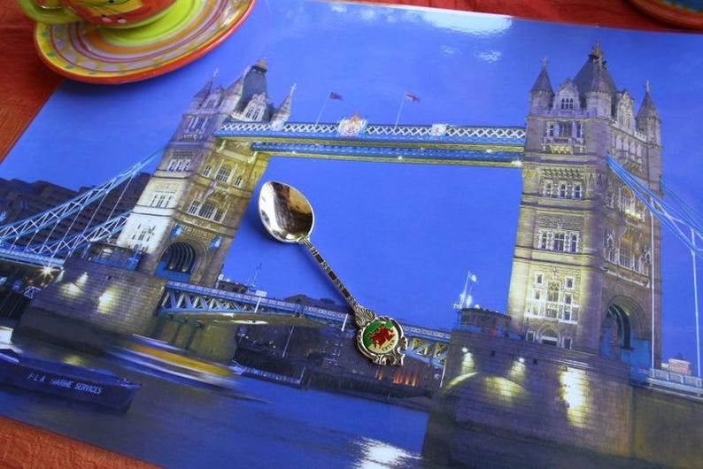 Set de table plastifié Angleterre Londres Tower Bridge image 6