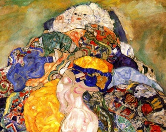 Original plastic placemat Klimt "Baby"