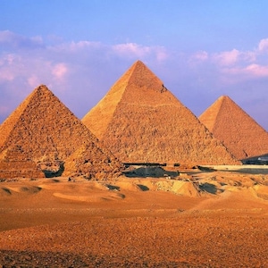 Laminated placemat Egypt Pyramids of Giza