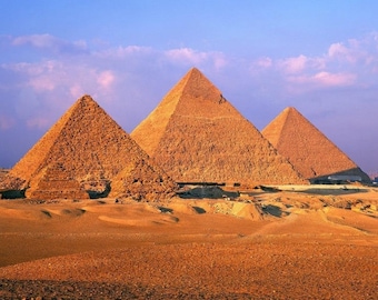 Laminated placemat Egypt Pyramids of Giza